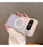 Magnetic for Google Pixel 9 Pro XL Case Women, [Compatible with MagSafe], [Holographic Iridescent...
