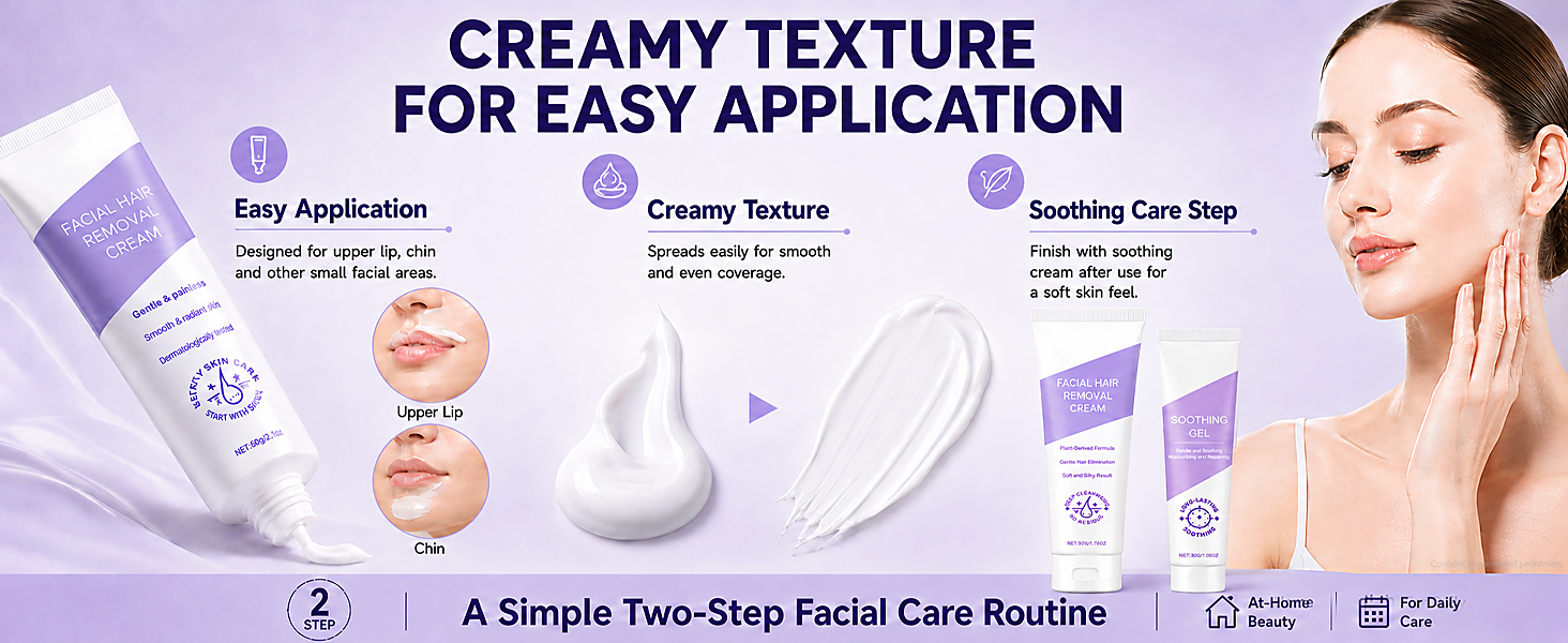 face hair removal cream