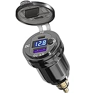 Motorcycle Power Adapter: Qidoe Waterproof Hella Din Plug to USB Adapter with ON-Off Switch 30W U...