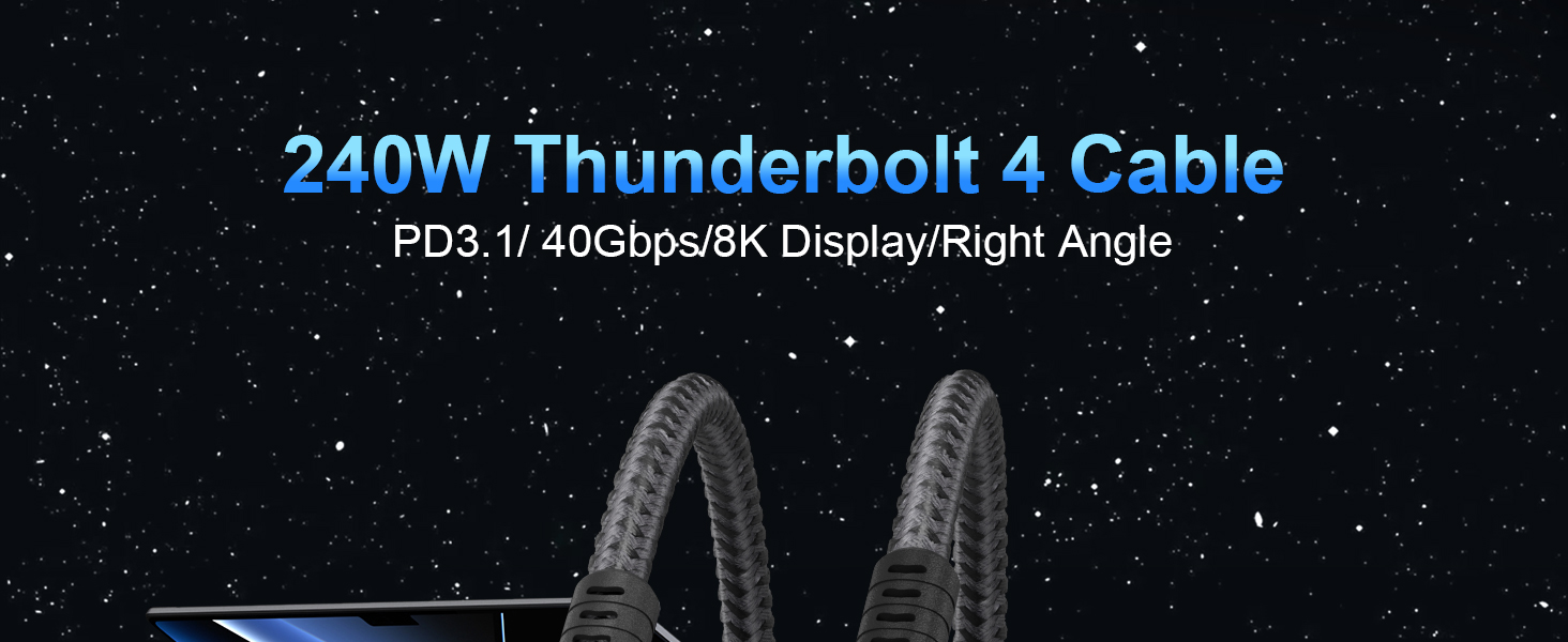 240w thunderbolt 4 cable 
