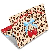 SUPERDANT Cherry Laptop Skin Sticker Decal Leopard Heart Shape Universal Laptops Notebook Skin St...
