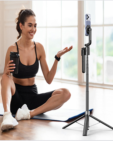 magnetic face tracking tripod for iphone