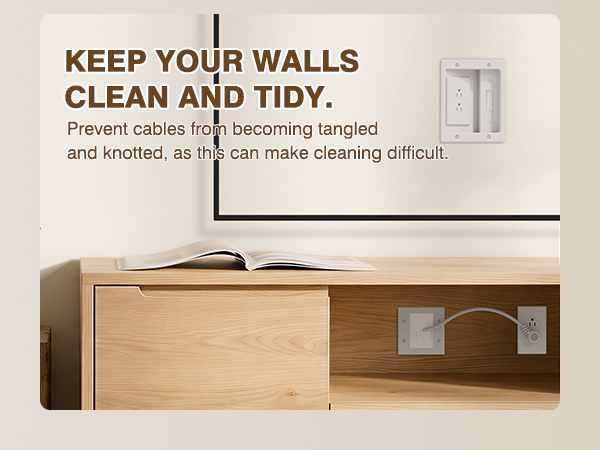 in-Wall TV Cable Management Kit