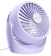 Gaiatop Air Circulator Fan, Portable Desk Fan Table Fan Dorm Fan, 5-Inch Small Fan 3 Speed with 3...