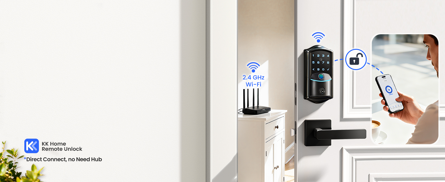 front door lock set APP Remote control