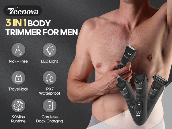 3 IN 1 BODY HAIR TRIMMER11