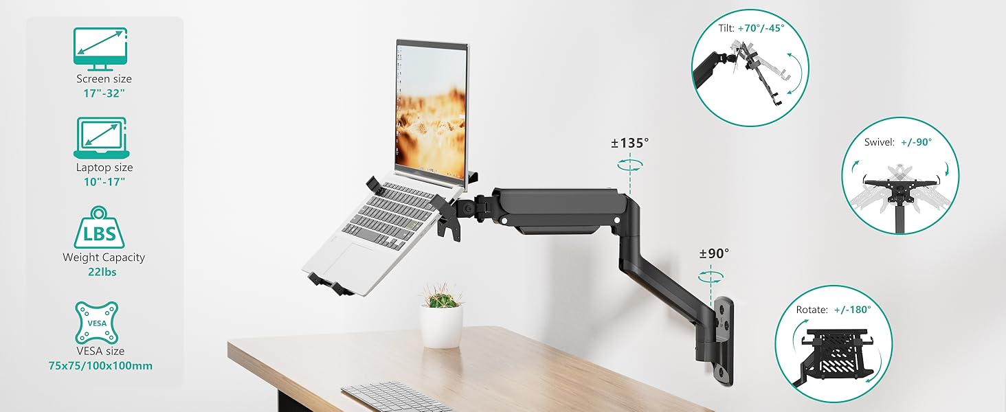 laptop wall mount