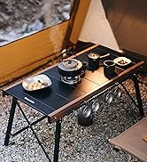 Naturehike Folding IGT Camping Table, Portable IGT Cook System, Ultralight Aluminum Camp Table fo...