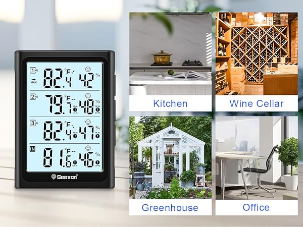 indoor outdoor thermometer for home