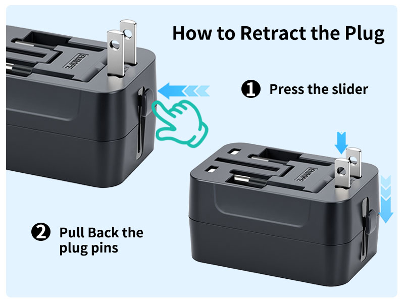 travel adapter plug adaptor power adapter fast charger