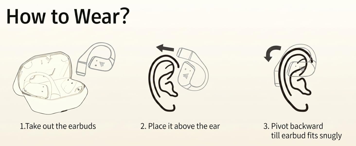 open ear earbuds