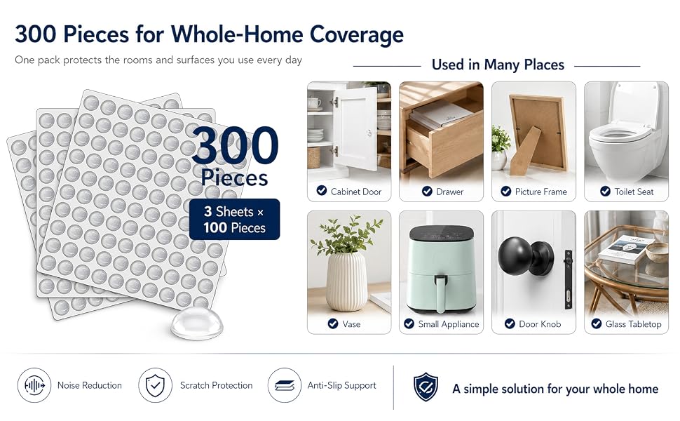 300 pieces for whole-home coverage