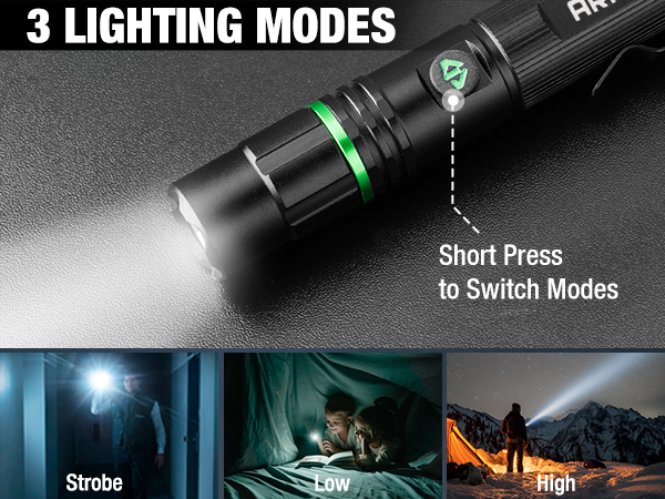 3 LIGHTING MODES