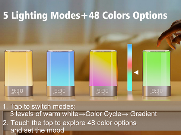 nightlight lamp for bedroom bedside lamp touch lamp teen girl gifts trendy stuff anniversary gifts