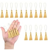 HedongHexi 45 Pcs Mini Bookmark Tassels 10cm/4 Inch with Loops for Keychain Earring, Bookmarks, J...