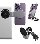 CloudValley Magnetic Phone Holder for Laptop &amp; Car, Adjustable Tripod Mount Adapter Designed for ...