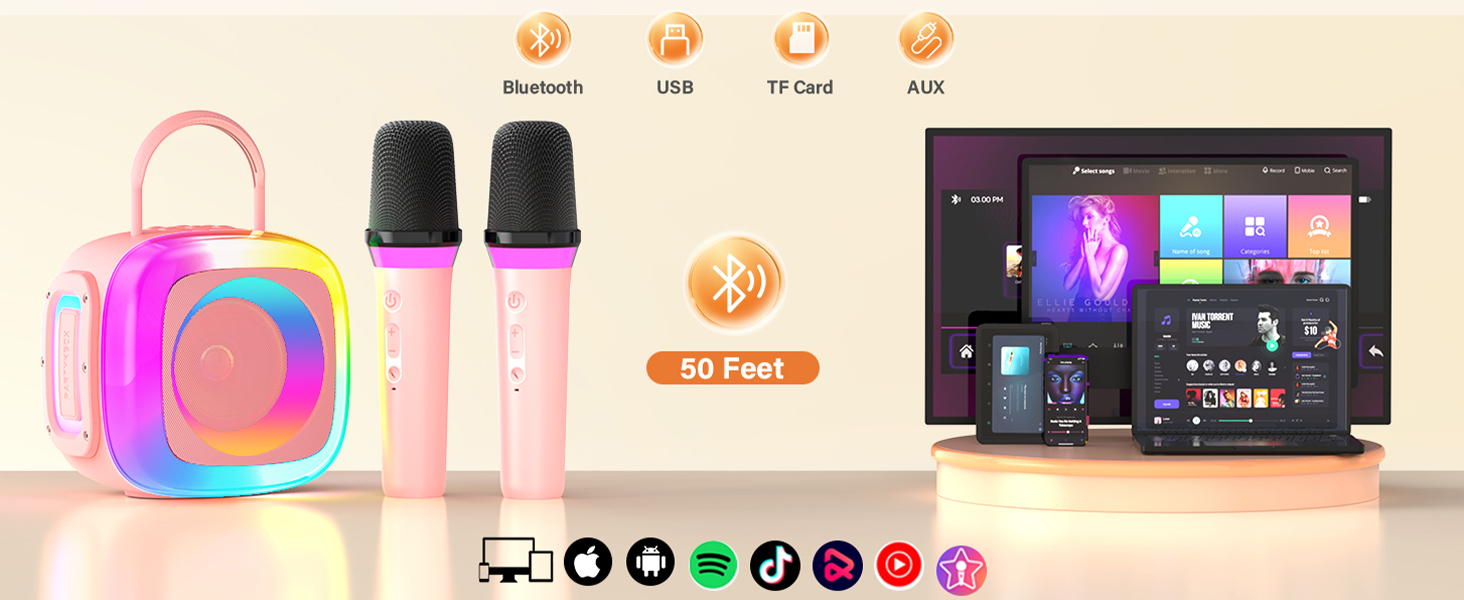 Mini karaoke machine