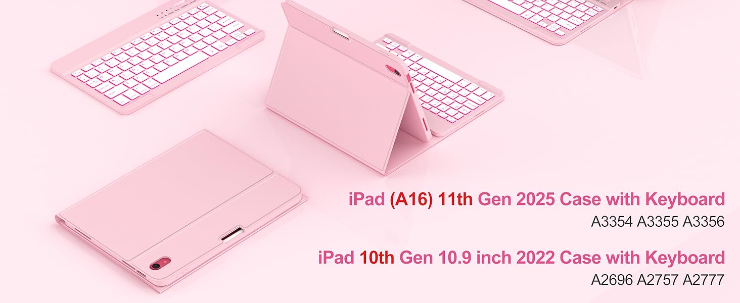 ipad a16 case with keyboard iPad 10th generation case with keyboard ipad 11th generation case keyboa