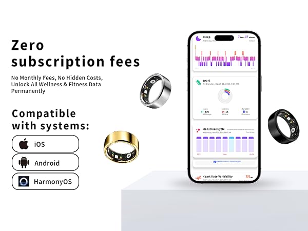 smart ring women fitness health men step tracker sleep anillo inteligente mujer anillos