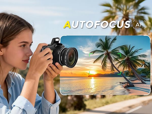 4k vlogging camera for beginners with lens