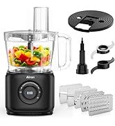 7-in-1 Professional Food Processor, 1000W Powerful Electric Vegetable Chopper, 14-Cup XL Bowl, La...