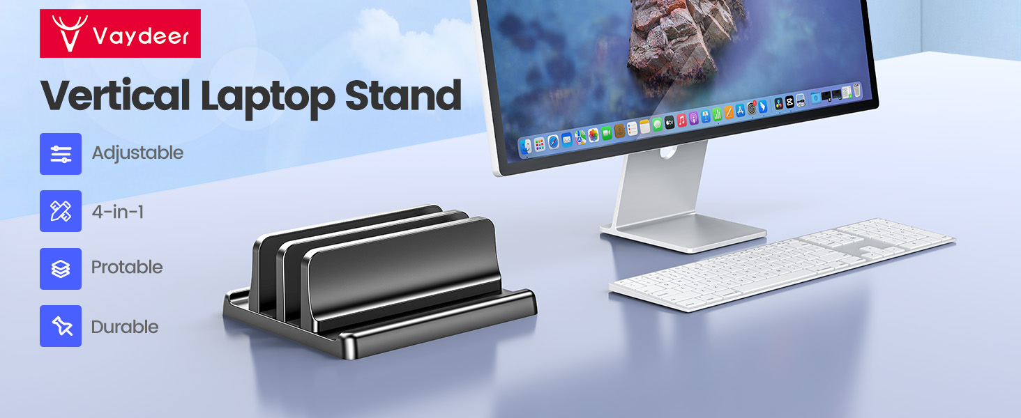vertical laptop stand
