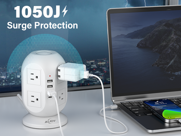 power tower with usb ports