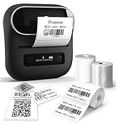Phomemo M220 Label Maker, Bluetooth Printer, 3.14 Inch Portable Thermal Label Maker Machine for B...