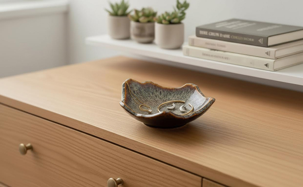 Decorative Bowl with Irregular Rim