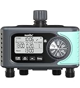 RAINPOINT Sprinkler Timer, 4 Outlets Hose Timers, 4 Zone Water Timer for Watering with Rain Delay...