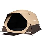 4/6 Person Blackout Camping Tent, Easy Setup Waterproof Family Dome Tent for Camping with Rainfly...