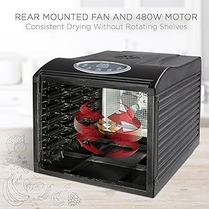 Rear mounted fan - even drying