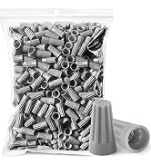 Crweety 1000PCS Wire Connectors Nuts 0.59"x0.34" inches Electric Wire Caps Insulating Insert Twis...