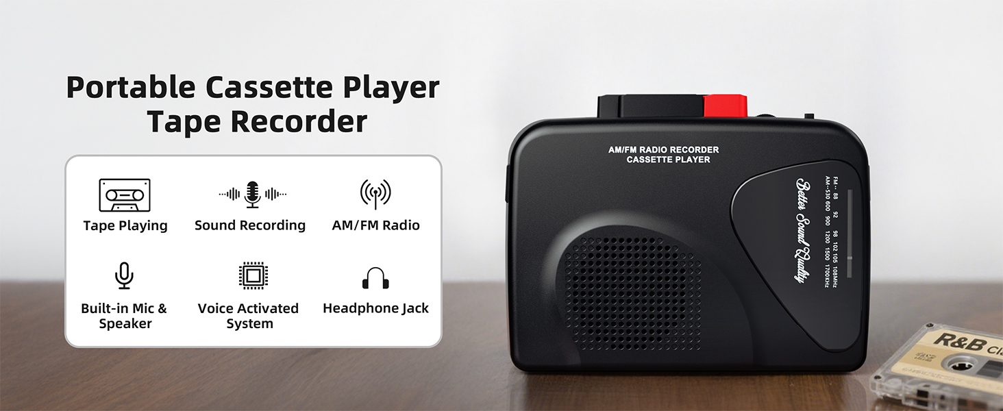 cassette tape player