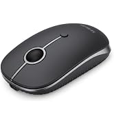 seenda MOU001 Bluetooth Wireless Mouse, 3-Device Connection (USB &amp; Dual Bluetooth), Ergonomic Mou...