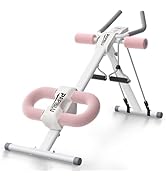 Abdominal Trainers - Adjustable Ab Trainer Machine, Foldable Abdominal Workout Equipment with Kne...