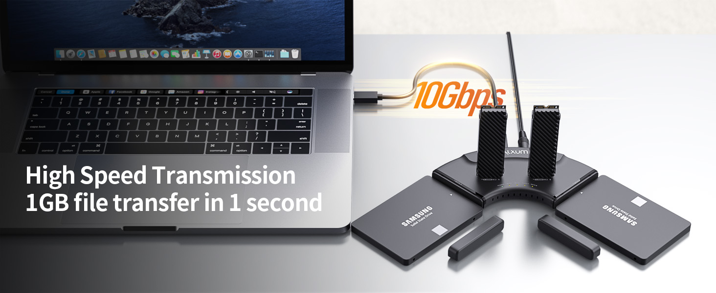 NVME M.2 SATA IDE SSD Enclosure