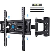 Pipishell Full Motion TV Wall Mount for Most 26-60 inch Flat &amp; Curved TVs up to 77 lbs, Adjustabl...