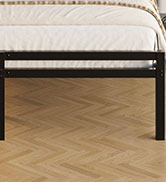 metal bed frame with headboard and footboard