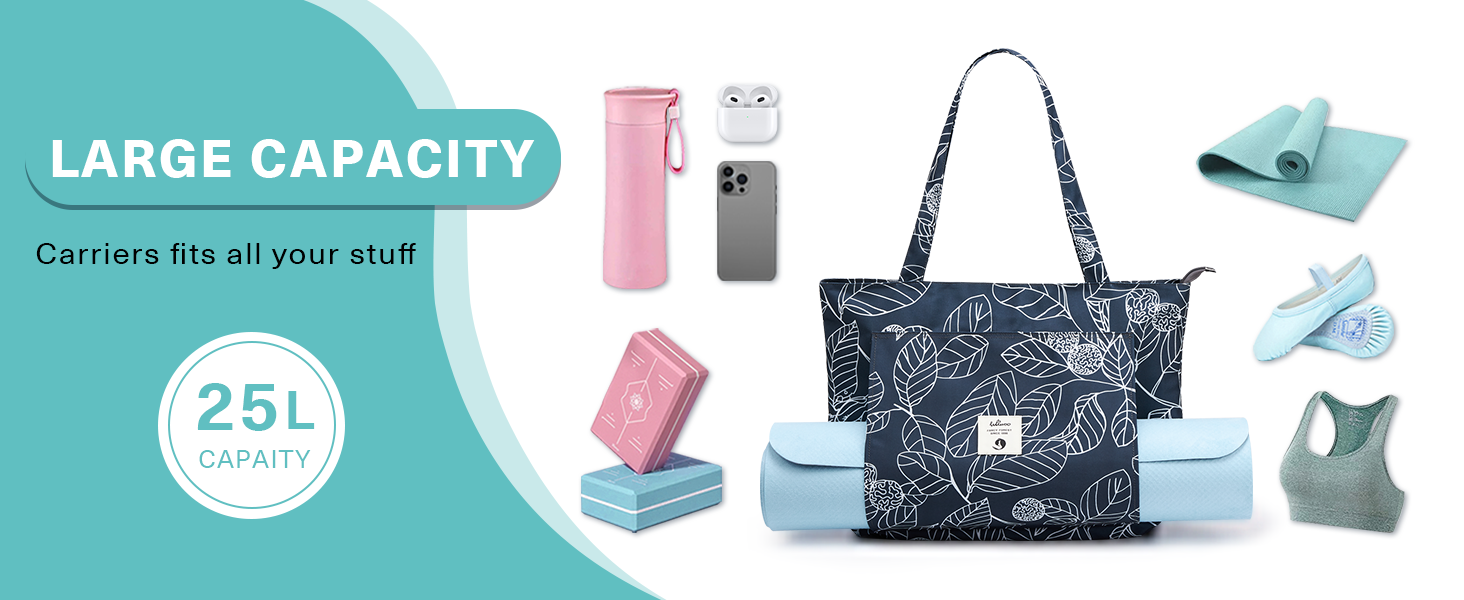 wllwoo yoga bag for women