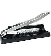 Heavy Duty Standard Hose Bench Crimper, Hose Crimping Tool with 5 Dies for 1/4“, 5/16” and 3/8” I...