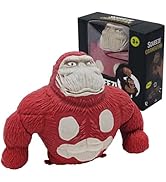FSFHSJ Funny Red Monkey Toy, Squeeze Gorilla Toy, Stretchy and Squishy Monkey Toy ,Animal Figure ...