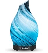 JOYOLO Essential Oil Diffuser, 120ML Glass Aromatherapy Diffuser with Auto Shut-Off and 7 Color L...