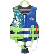 HeySplash Toddler Swim Vest, Kids Swimming Jacket Fit 30-50/50-80lbs, Child Floaties Vest wiht Sa...