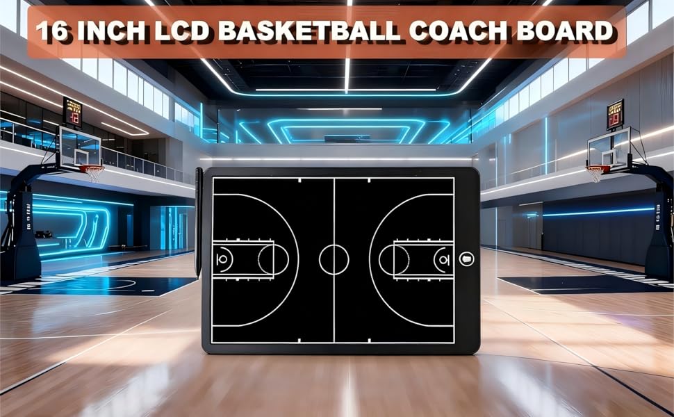 16 INCH LCD BASKETBALL COACH BOARD