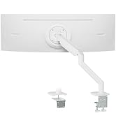 UPGRAVITY Heavy Duty Monitor Arm for 17-57" Screens up to 55lbs, Premium Aluminum Ultrawide Monit...