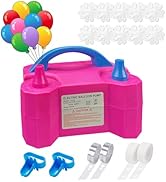 Balloon Pump, Balloon Pump Electric, Electric Portable Dual Nozzle Air Balloon Pump, Electric Air...