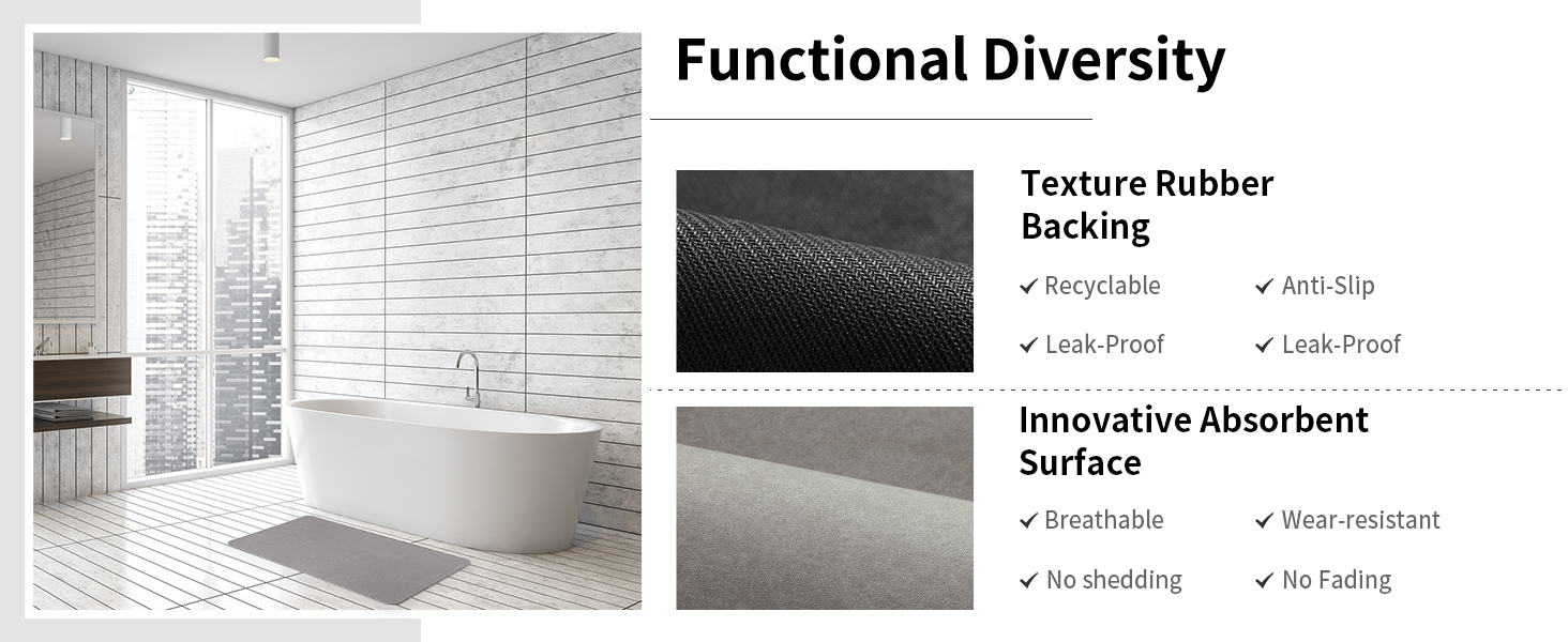 bath mat bathroom rugs bathroom mats quick dry bath rug super absorbent bathroom mat rubber backed