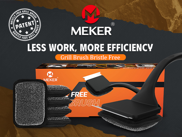 Grill Brush Bristle Free