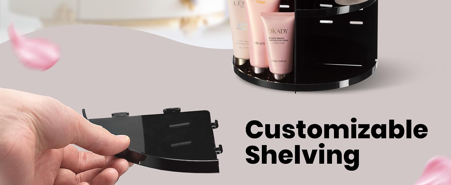 makeup spinning organizer 